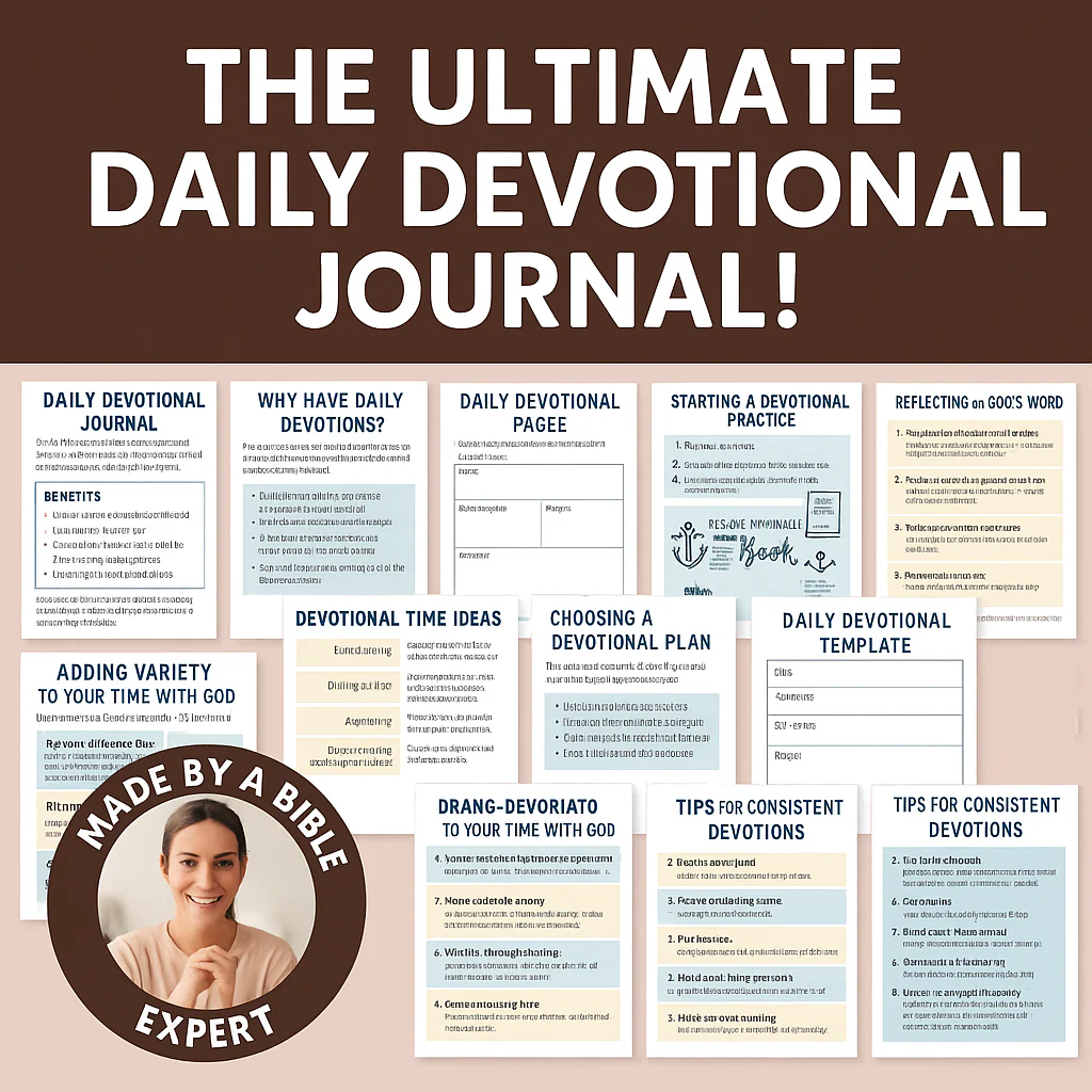 🙏 Daily Devotional Journal